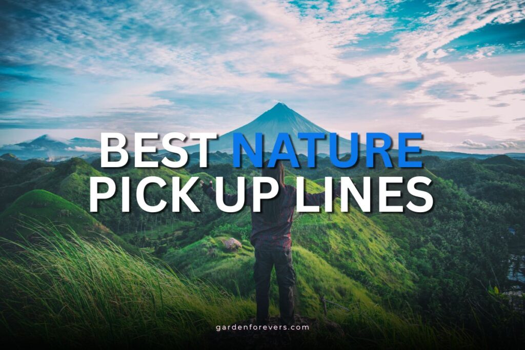 Nature pick up lines